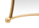 Specchio da Muro Jalo 68x3,5x68 cm in Ferro e MDF e Specchio Oro      