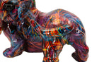 Decorazione Bassotto Psyco 20x14x16,5 cm in Resina Multicolor      