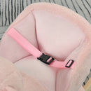 Dondolo per Bambini in Legno Coniglio in Peluche con Suoni  Rosa