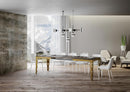 Tavolo Allungabile 120-224x90x80 cm Karamay Evolution Noce