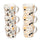 Set 6 Tazzine da Caffè Ø5,8x5,8 cm in Bone China VdE Tivoli 1996 Face to grey