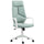 Sedia da Ufficio Operativa 63x63x117-127 cm Seduta Girevole e Dondolo Tessuto a Rete Verde