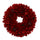 Coroncina con pigne bordeaux cm Ø30xh8