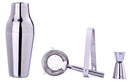 Set da Cocktail 4 Pezzi in Acciaio Inox