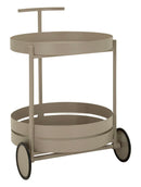 Carrello Saturno Tortora 40x49,5x61 cm in Metallo Grigio tortora      