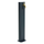 Fontana da Giardino Design a Colonna Ovale Rubinetto in Ottone Senza Base Antracite