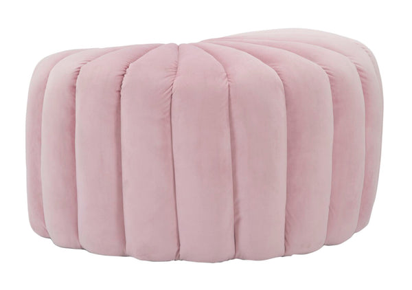 acquista Puff Shell Rosa 80x54x42 cm in Legno Spugna e Poliestere Rosa