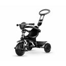 Triciclo a Spinta per Bambini con Maniglione Direzionabile Qplay Cosy Nero