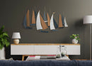 Panello Dark Regata 132x3,8x76,8 cm in Ferro