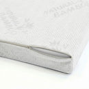 Topper Memory Con Fodera in Poliestere e Bamboo Bianco Varie Misure