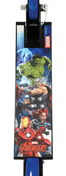 Monopattino per Bambini a 2 Ruote Licenza Marvel Avengers Ruote Antiforatura con Cuscinetti a Sfera ABEC6 Peso Max 50 kg in Alluminio Nero Multi