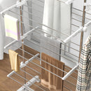 Stendibiancheria 4 Piani Regolabile in Acciaio Inox Premium