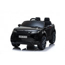 Macchina Elettrica per Bambini Licenza Land Rover Evoque 12V con Telecomando Nero
