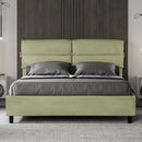 Letto Matrimoniale Nandy Tè verde Varie Misure