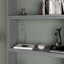 Libreria 72x22x200 cm Wish estensibile angolare Grigio
