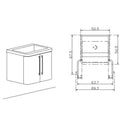 Mobile Lavatoio 50,5x50,5x87 cm 2 Ante Montegrappa Novella Dipiù Bianco