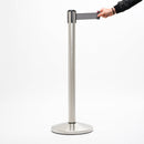 2 Colonnine Tendinastro di 3 m in Acciaio nastro Grigio