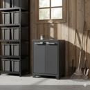 Armadio 2 ripiani 80x44x100 cm Keter Moby Basso XL Antracite