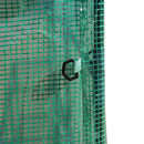 Serra a Tunnel da Giardino 214x143x195 cm in Acciaio e PE  Verde