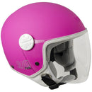 Casco Demi-Jet per Bambini Visiera Lunga CGM Varadero 206A Fucsia Opaco 
