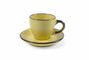 Set 6 Tazzine da Caffè cm in Stoneware Villa d'Este Home Tivoli Royal