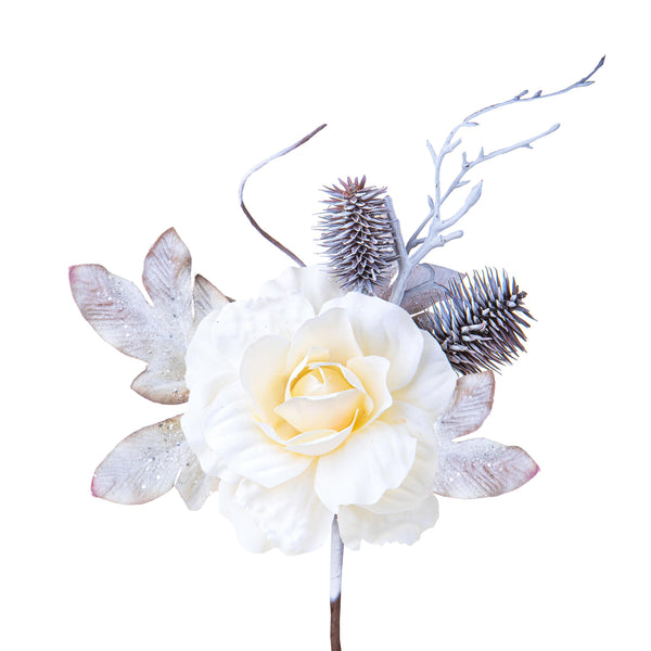 online Set 24 Pick Rosa H23 cm Crema
