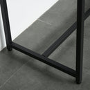 Tavolo Alto da Bar 120x50x100 cm con Mensole  Noce