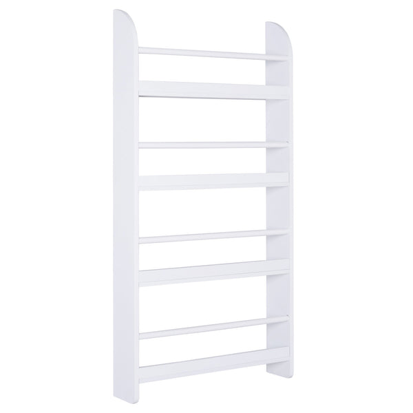 Mobile Libreria da Parete 4 Ripiani 59x12x113 cm in Legno Bianco acquista