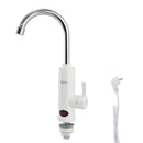Rubinetto Elettrico per Acqua Calda 21x41 cm Riscaldamento Istantaneo con Display Temperatura