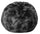 Maxy Pouf 80x80x70 cm in Pelliccia Sintetica Nuvola Grigio