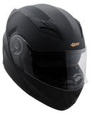 Casco Modulare per Moto Scooter SKA-P 5 XH Road Nero Gommato