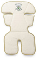 Copriseduta per Soggiolone Passeggino 73x34x1 cm in Bamboo Double Avorio