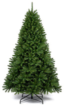 Albero di Natale Artificiale Realistico Folto 240 cm 2434 Rami Apertura a Ombrello Verde