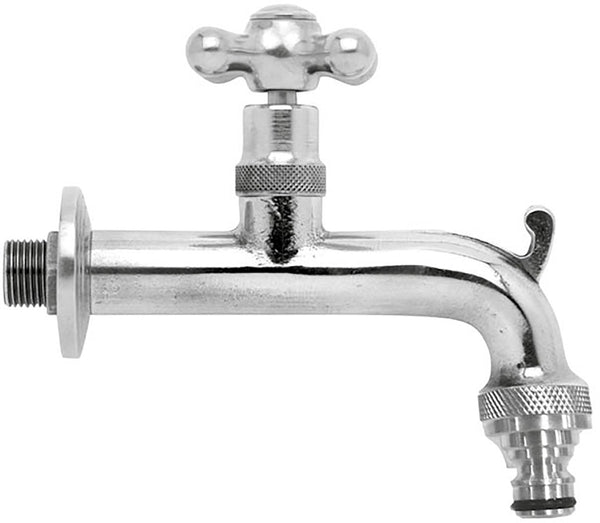 Rubinetto per Fontana da Giardino in Ottone Cromato con Attacco Rapido Morelli Plenty acquista