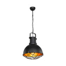 Lampada a sospensione Tonya  stile industriale nero