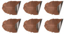 Set 6 Tovagliette Double Face 47x30x0,7 cm  in Plastica VdE Tivoli 1996 Banano Bronzo/Grigio