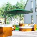 Ombrellone da Giardino in Acciaio Ø3x2,5 m  Rex Verde