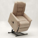 Poltrona Alzapersona Elettrica 1 Motore 80x86x107 cm in Tessuto Beige