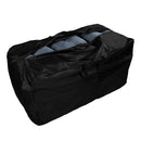 Baule da Esterno 138x70x80 cm in Rattan con Borsa Impermeabile Nero 