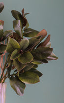 Set 2 Ramo con Foglie di Magnolia Artificiale Altezza 91 cm Verde