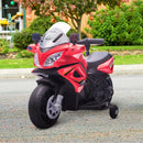 Moto Elettrica Polizia per Bambini 6V Police Rossa