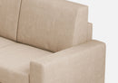 Divano 2 Posti 148x85x85 cm Sakar in Tessuto Beige