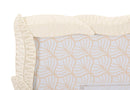 Cornice Snake 25x2x30 cm in Resina e Vetro Crema      