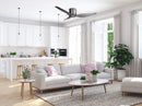 Ventilatore da Soffitto con 3 Pale in Abs Ø127 cm 3 Velocità Martec Flush Bianco