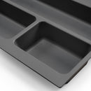 Portaposate per Cassetto 37x47 cm in Plastica Emuca Grigio