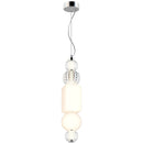 Lampada pendente Pendant in Metallo Collar Cromo