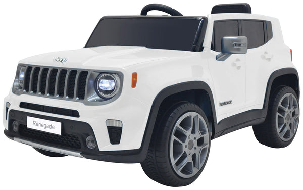 Macchina Elettrica per Bambini 12V con Licenza Jeep Renegade Bianca prezzo
