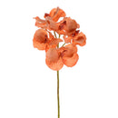 Set 3 Orchidea Artificiali Vanda Altezza 62 cm Arancio