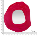 Specchio da Muro Dalia Fuxia 90x4x97 cm in MDF e Specchio Fucsia      