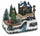 Villaggio Natalizio in Plastica con Luci e Suoni 20x14x16 cm Stazione Ferroviaria Soriani